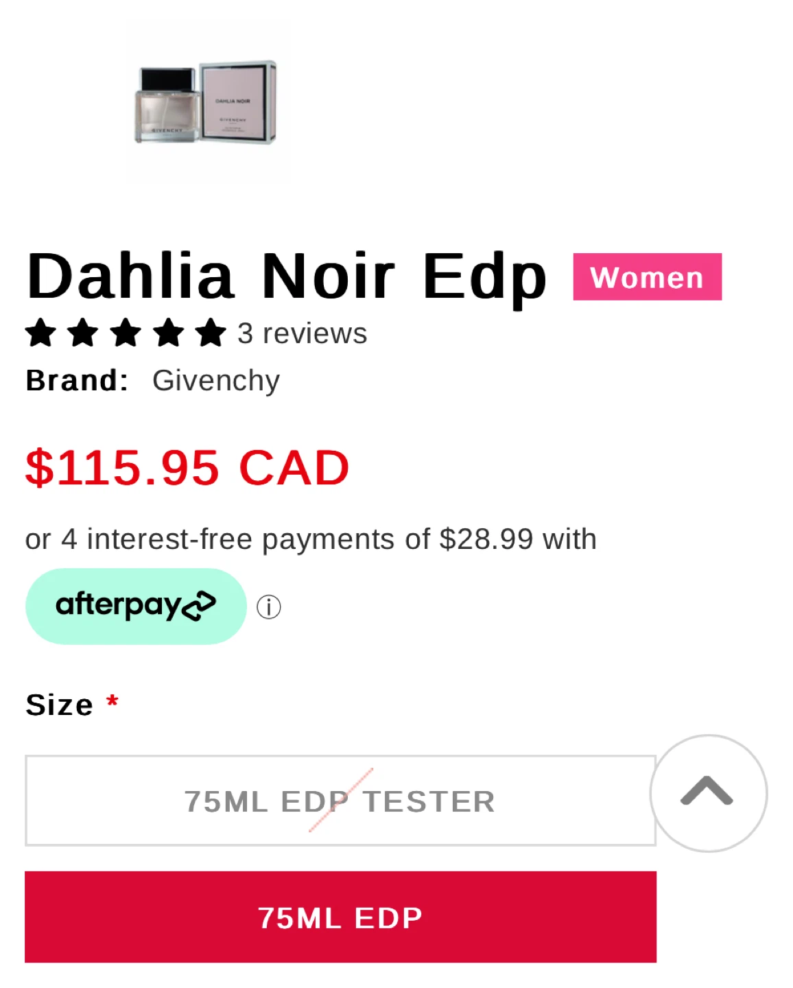 Givenchy Dahlia Noir Edp 75ml - photo 4