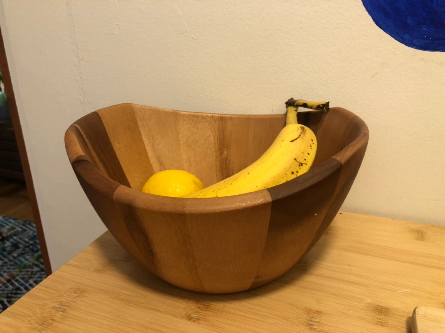 Beautiful Solid Wooden Bowl