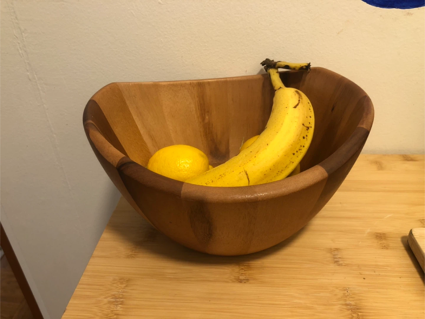 Beautiful Solid Wooden Bowl - photo 2