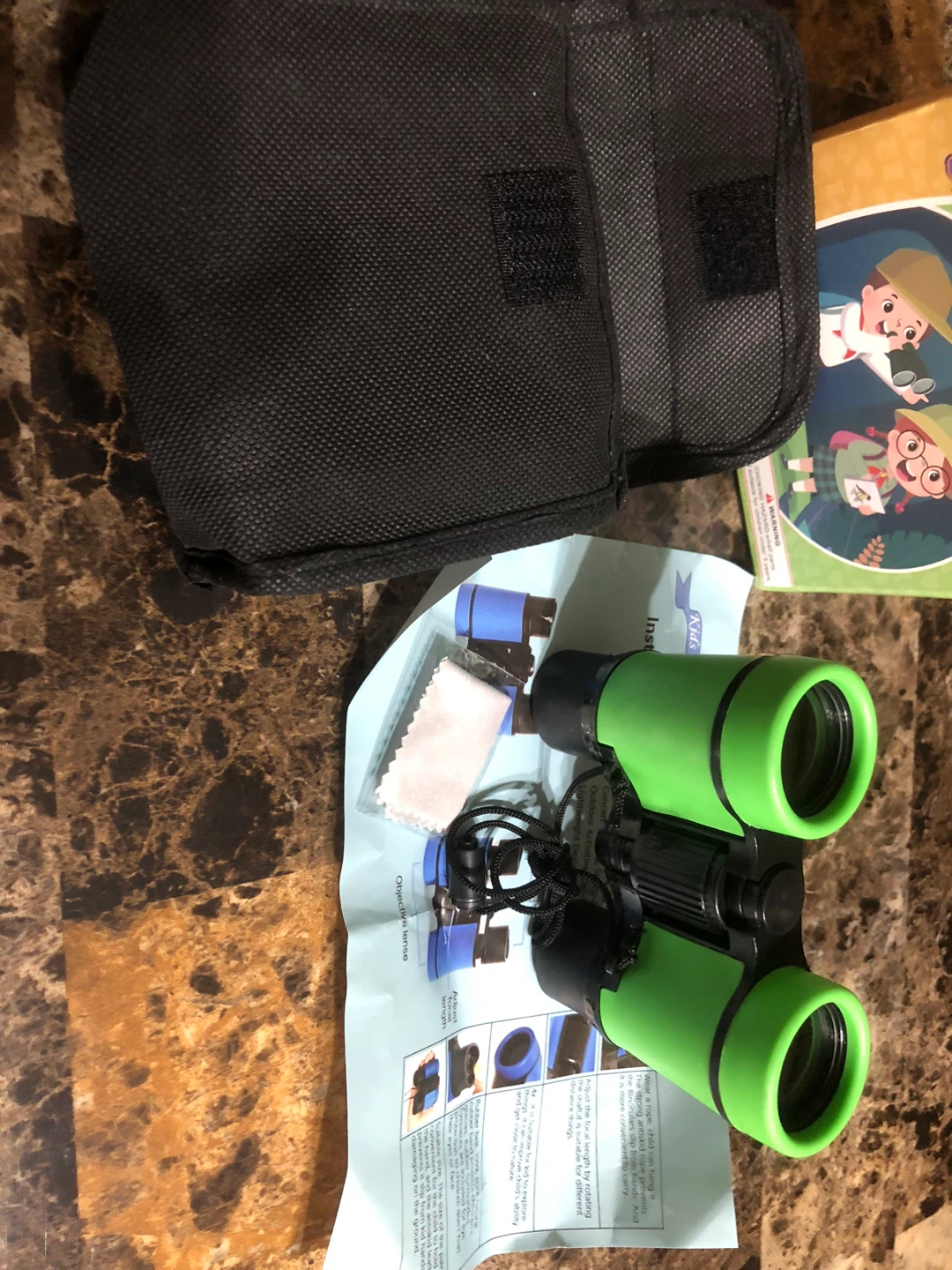 NEW-Kids Small  Size Binocular 4x30 - Green! - photo 3