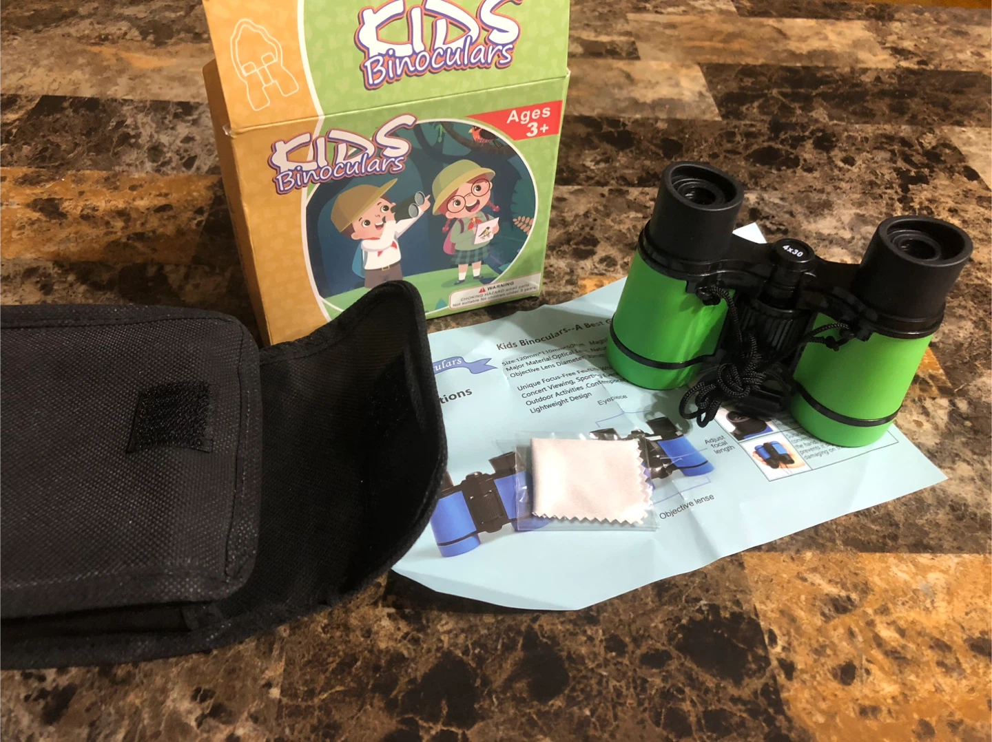 NEW-Kids Small  Size Binocular 4x30 - Green! - photo 5