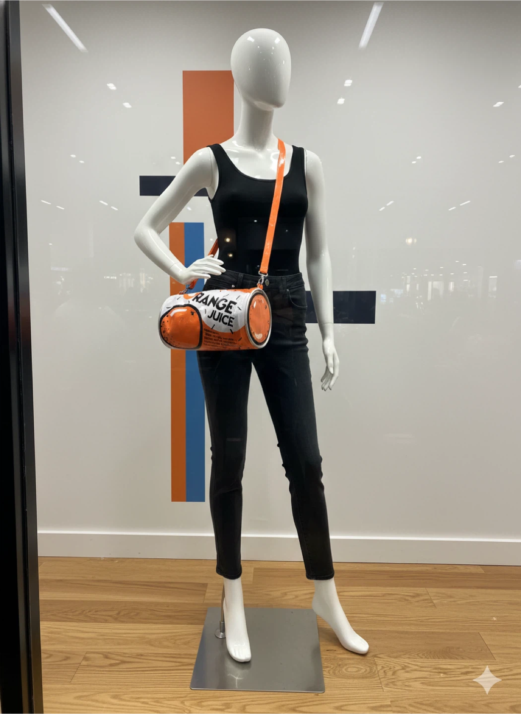 Orange Juice Can Shoulder Bag