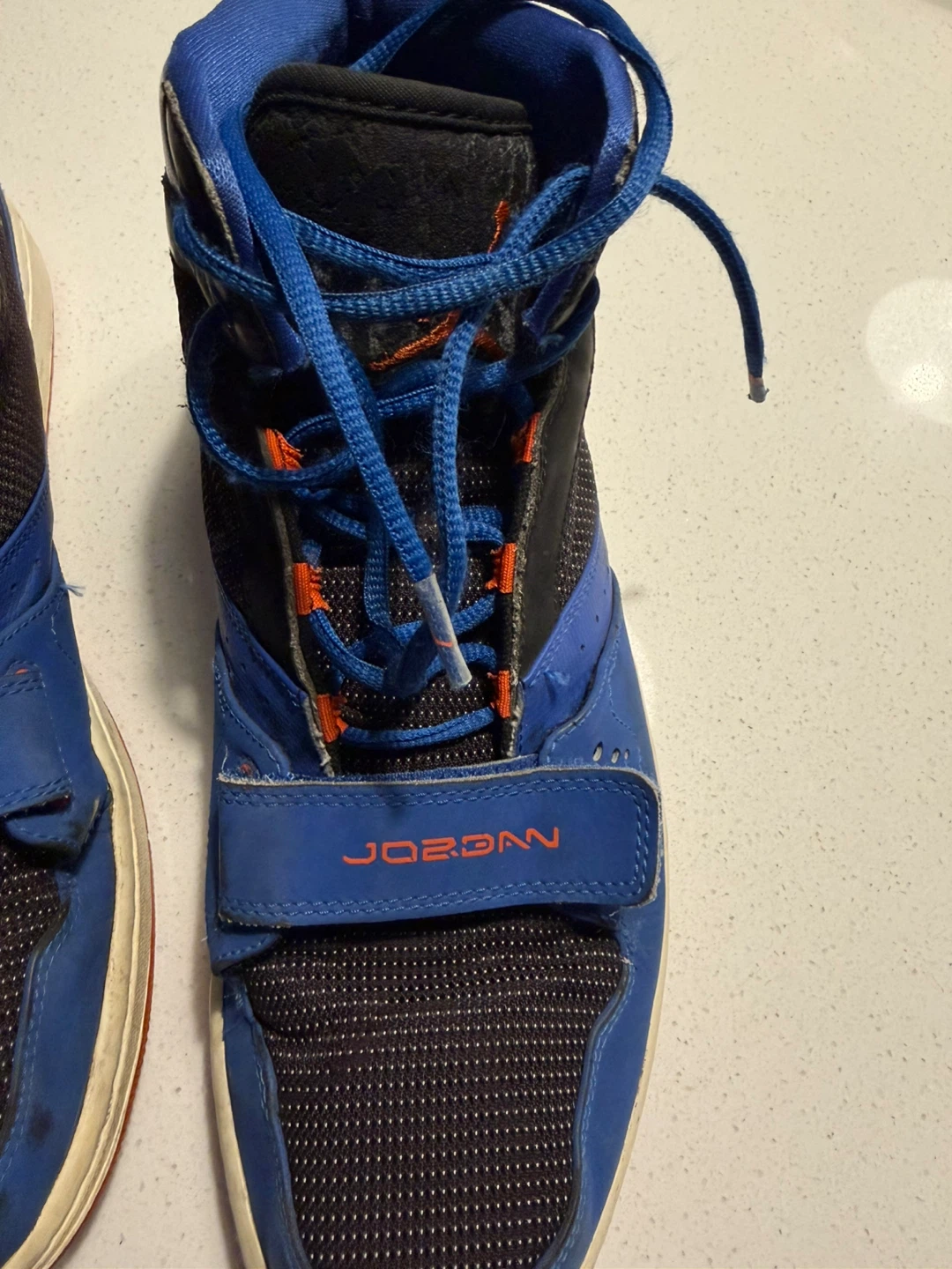Nike Air Jordan 1 Flight Strap 'Knicks' sneakers - photo 3
