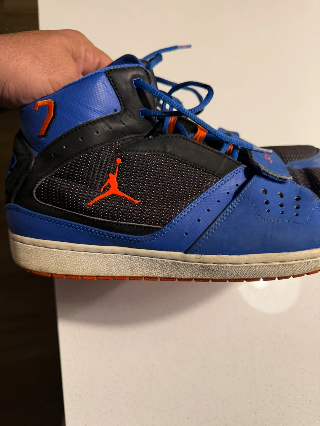 Nike Air Jordan 1 Flight Strap 'Knicks' sneakers - photo 5