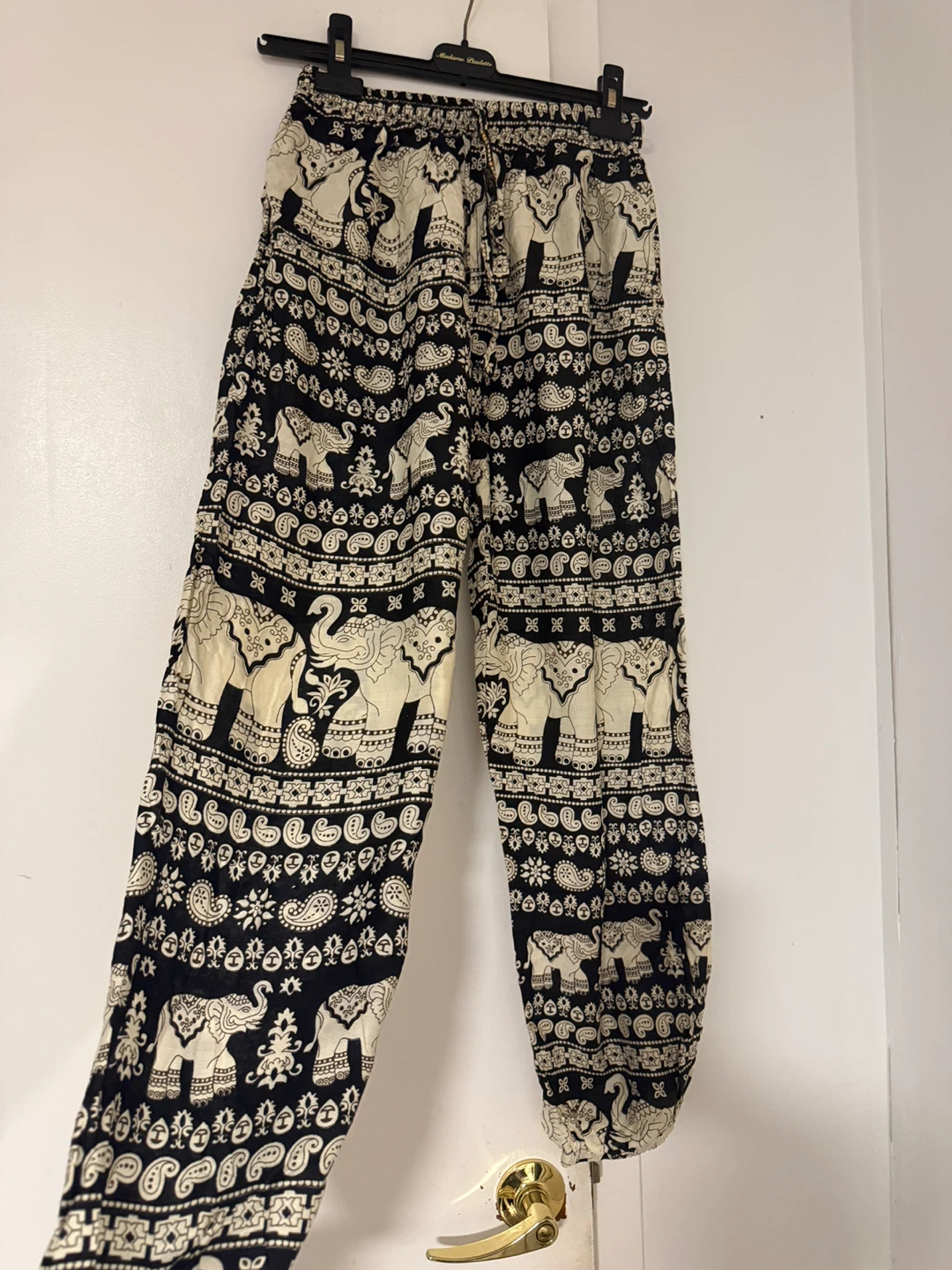 100% cotton Thai elephant printed summer pant