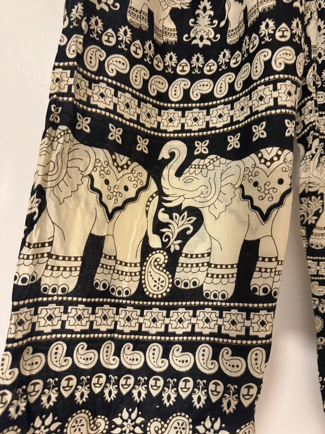 100% cotton Thai elephant printed summer pant - photo 4