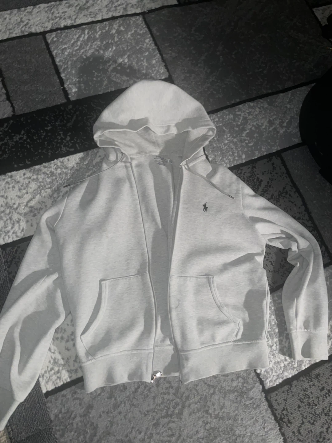 Polo Ralph Lauren Grey Zip-Up Hoodie