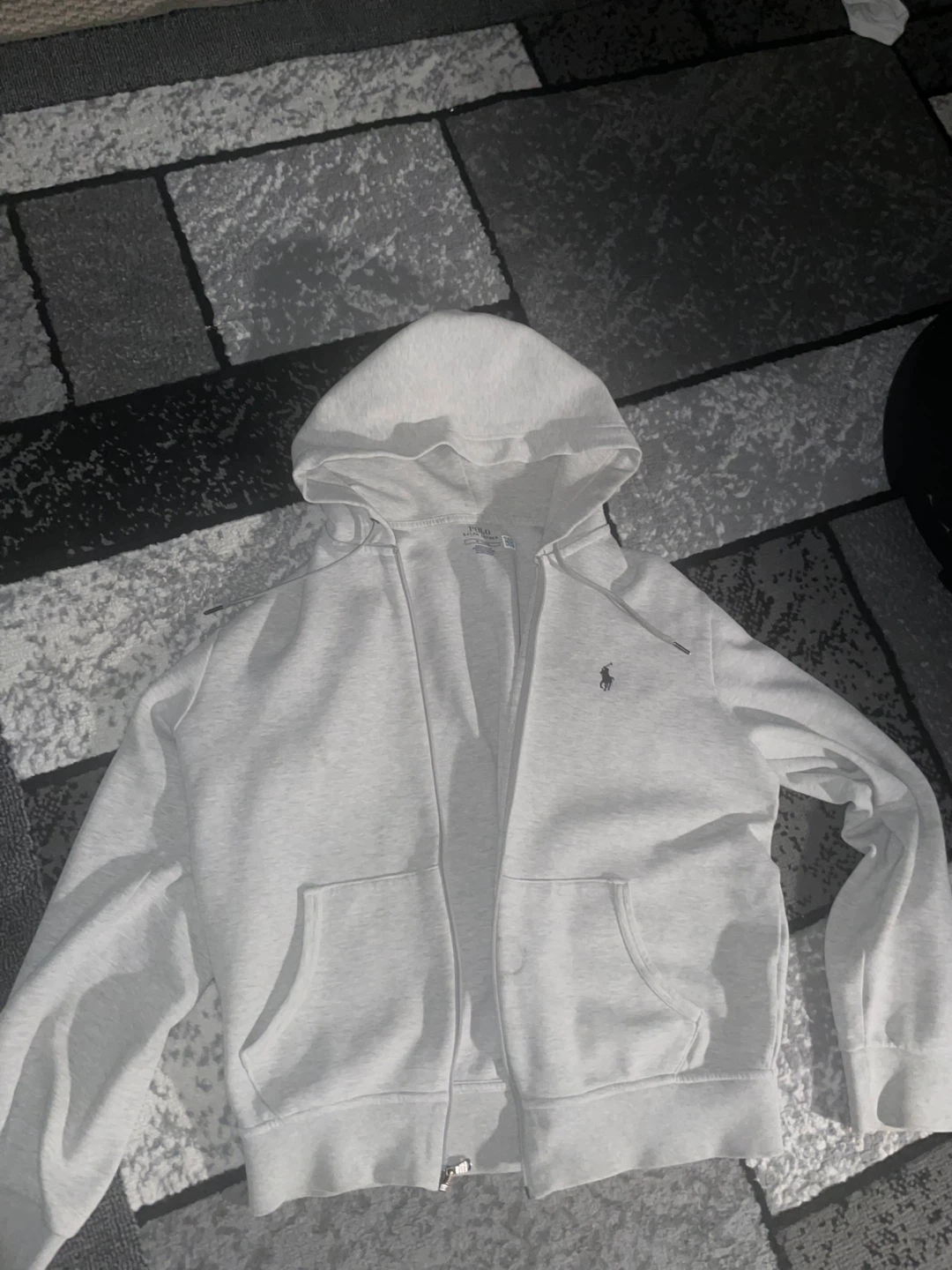 Polo Ralph Lauren Grey Zip-Up Hoodie - photo 2