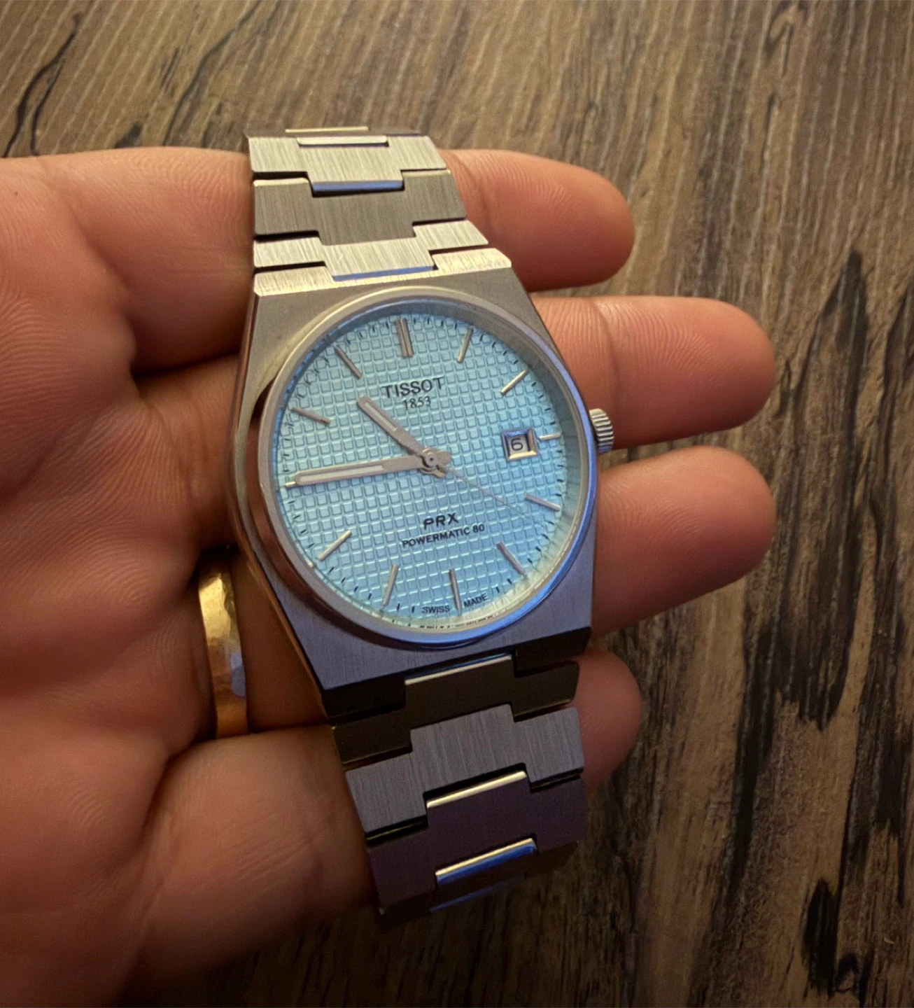 Tissot PRX Powermatic 80 Ice Blue Watch
