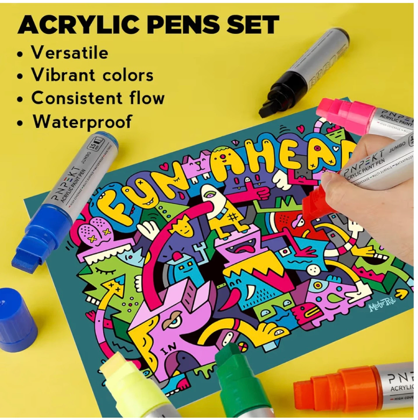 PNPEKT Jumbo Painter Marker Pens - 12 Colors - photo 5