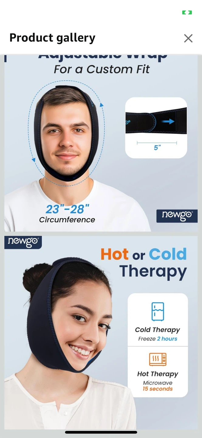 Newgo Ice Face Wrap - Pain Relief - photo 5