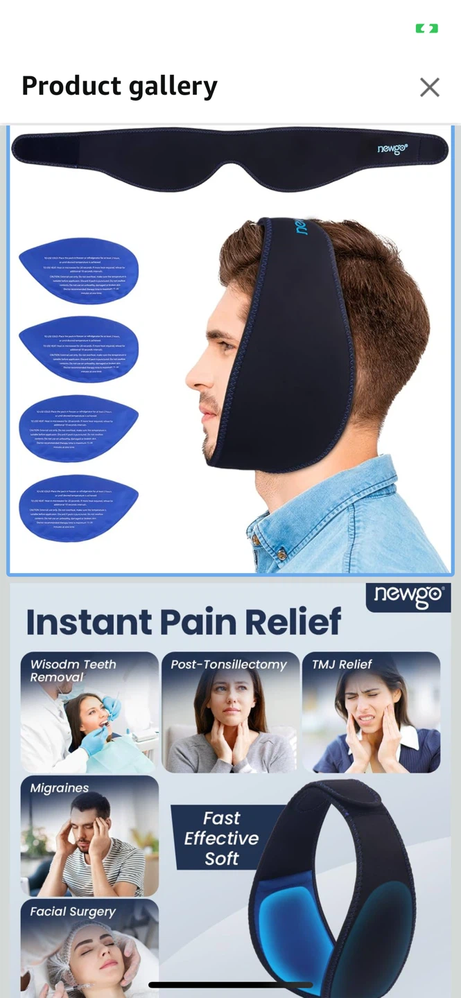 Newgo Ice Face Wrap - Pain Relief