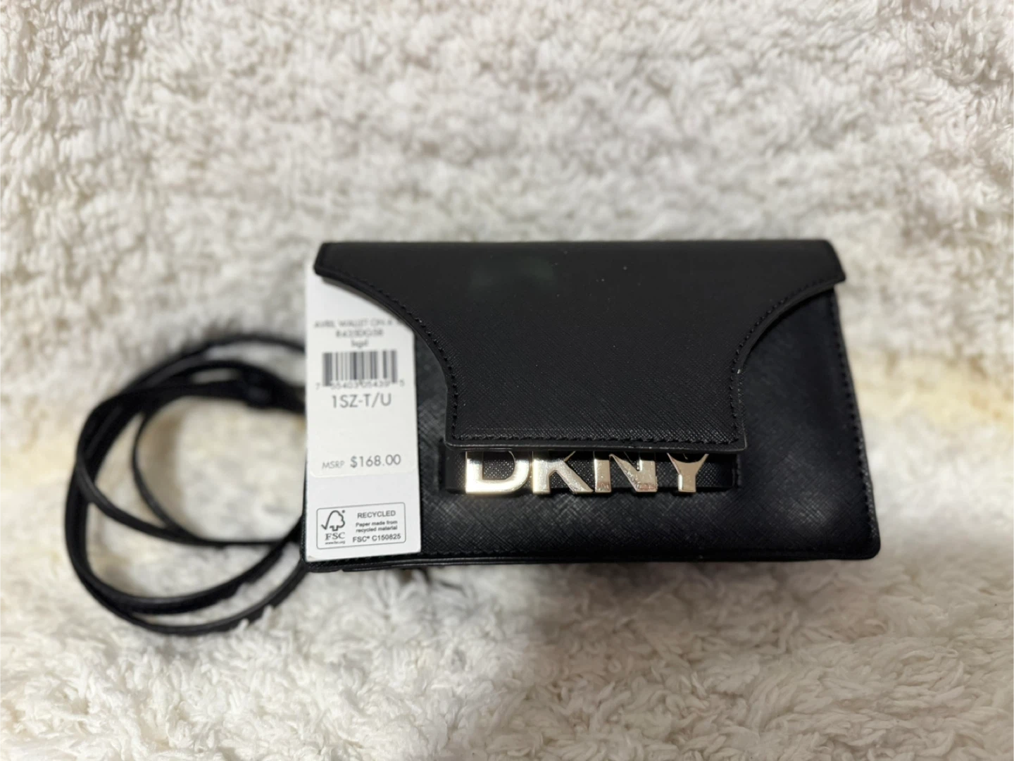 DKNY Avril Black Wallet on a String - photo 2