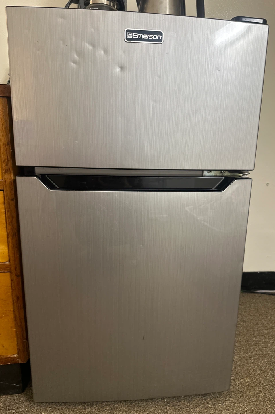 Emerson Mini Fridge - Silver