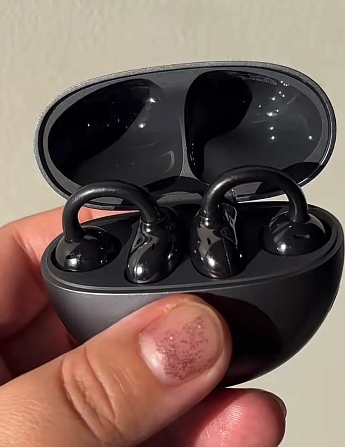 Huawei FreeClip Black Open-Ear Headphones - Like New! - photo 3