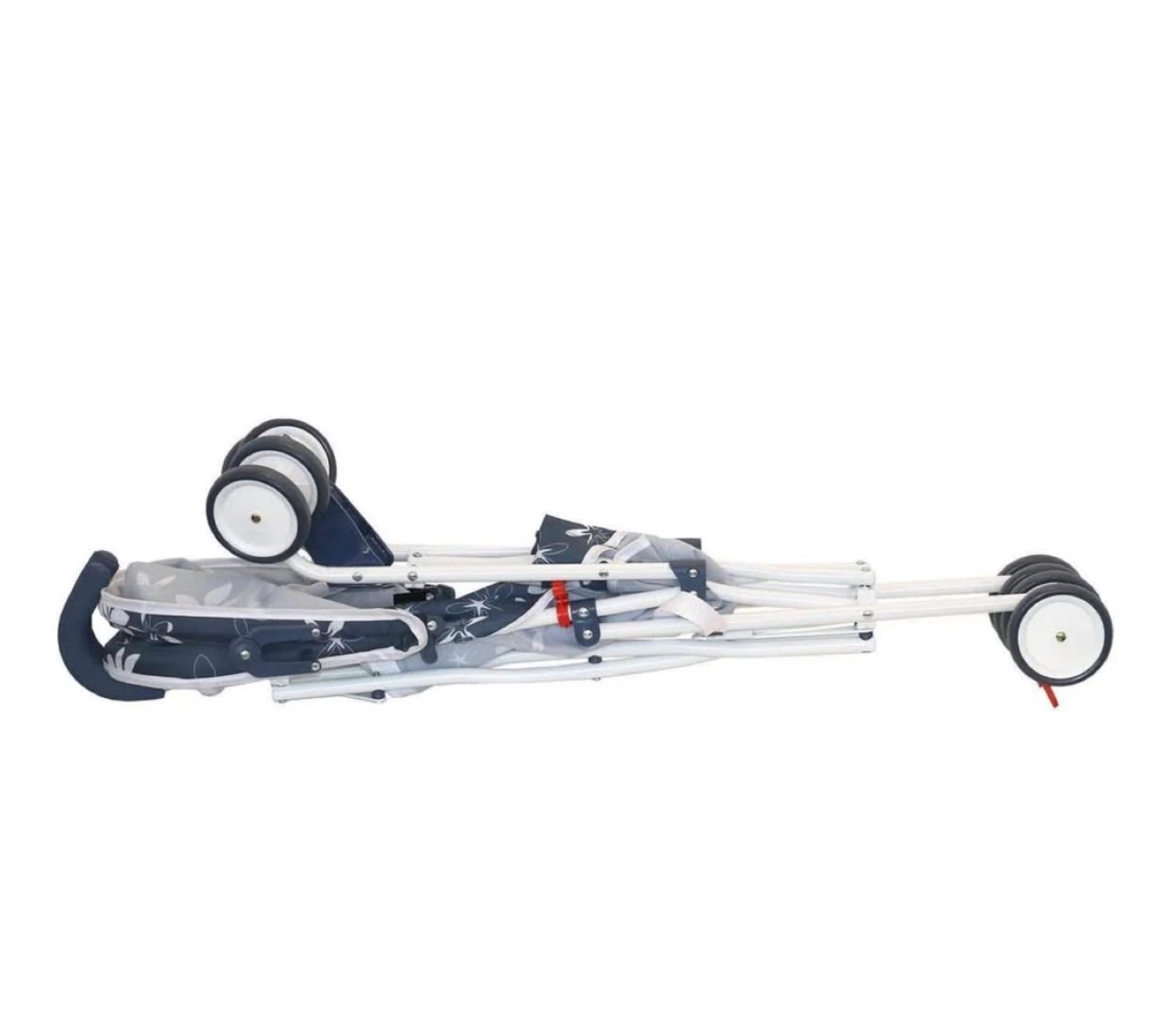 Bily Umbrella Stroller - Navy & White Flowers - photo 5