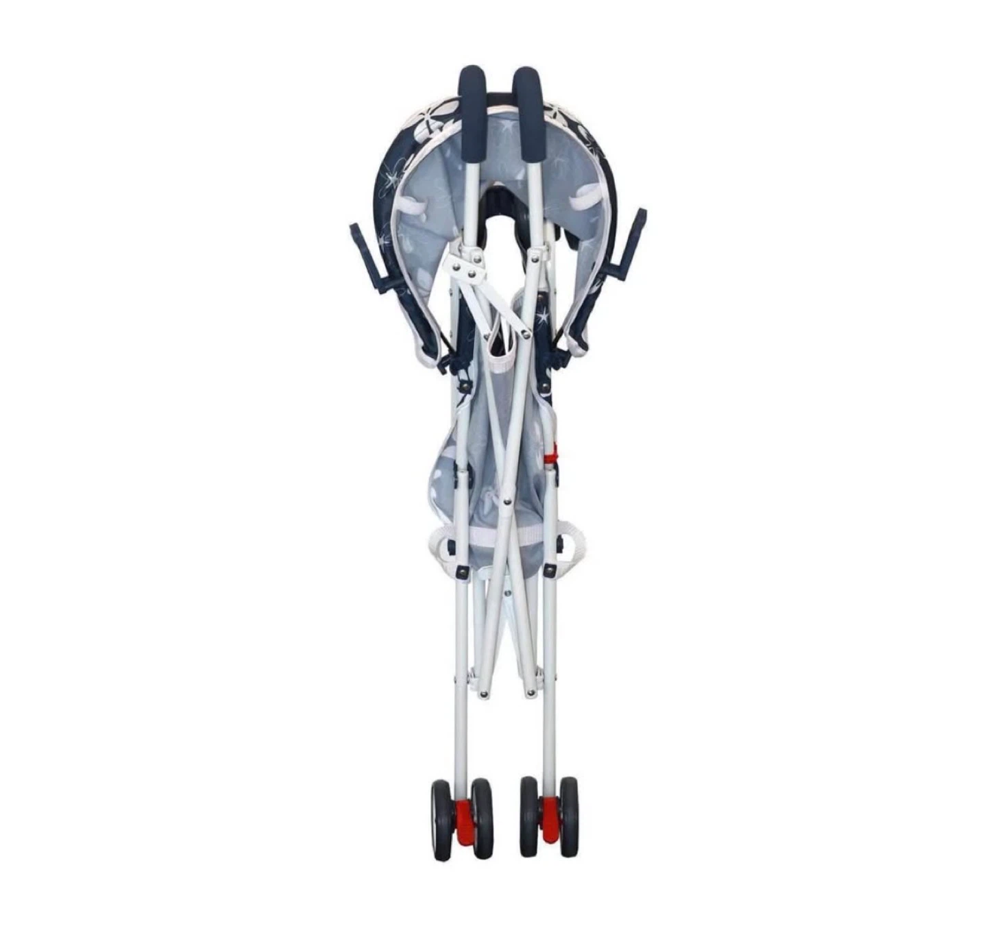 Bily Umbrella Stroller - Navy & White Flowers - photo 4
