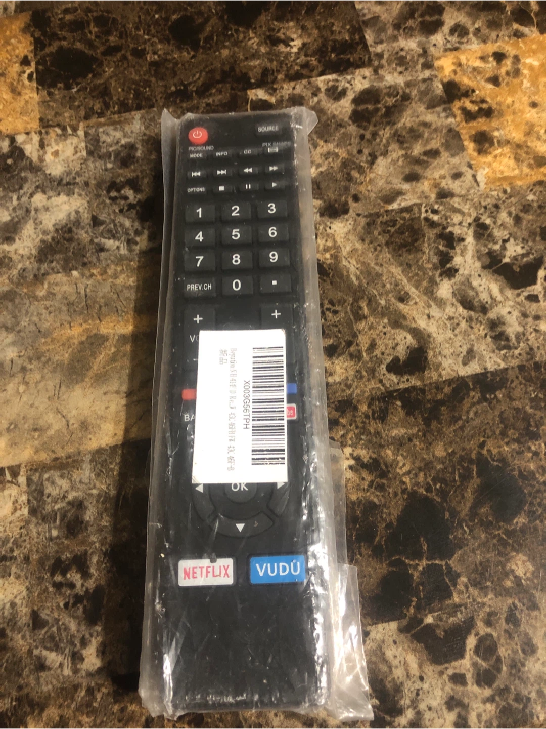 NEW-Universal TV Remote - Netflix & Vudu Buttons - photo 3