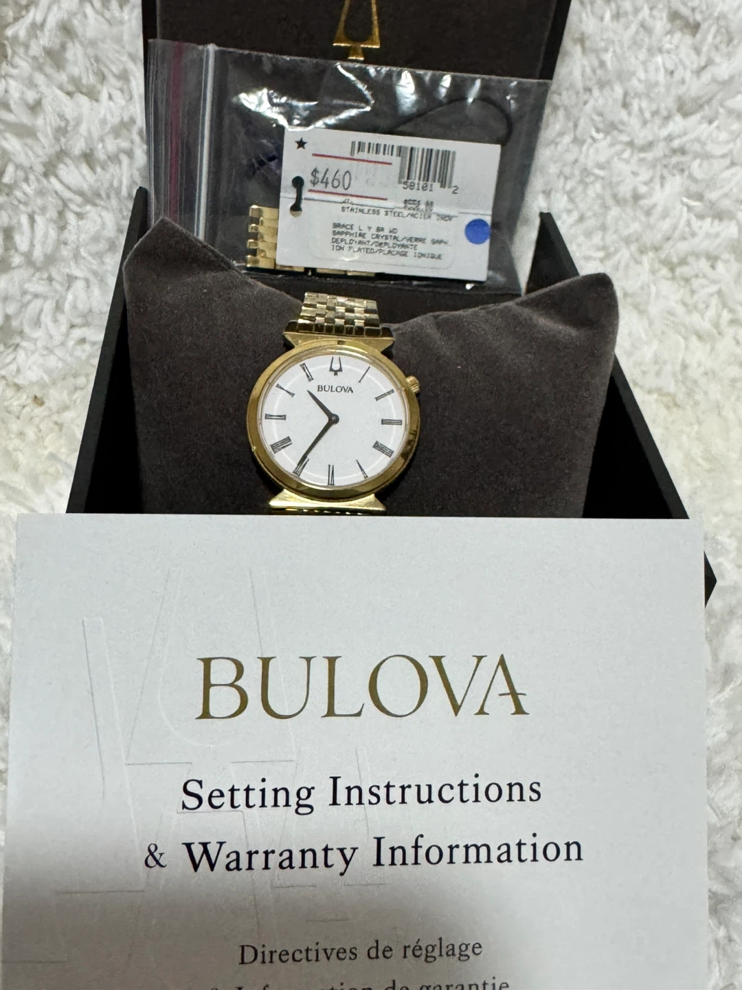 Bulova Gold-Tone Stainless Steel Watch - photo 4