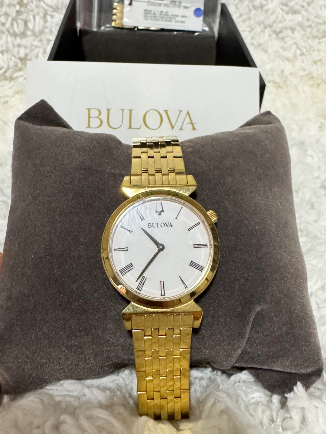 Bulova Gold-Tone Stainless Steel Watch