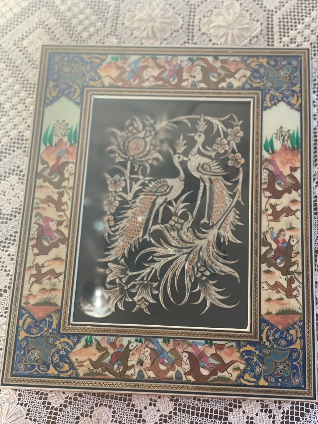 Framed Persian Miniature artwork - photo 2