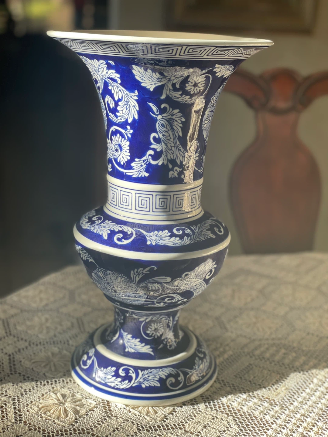 Blue & White porcelain Vase - photo 3