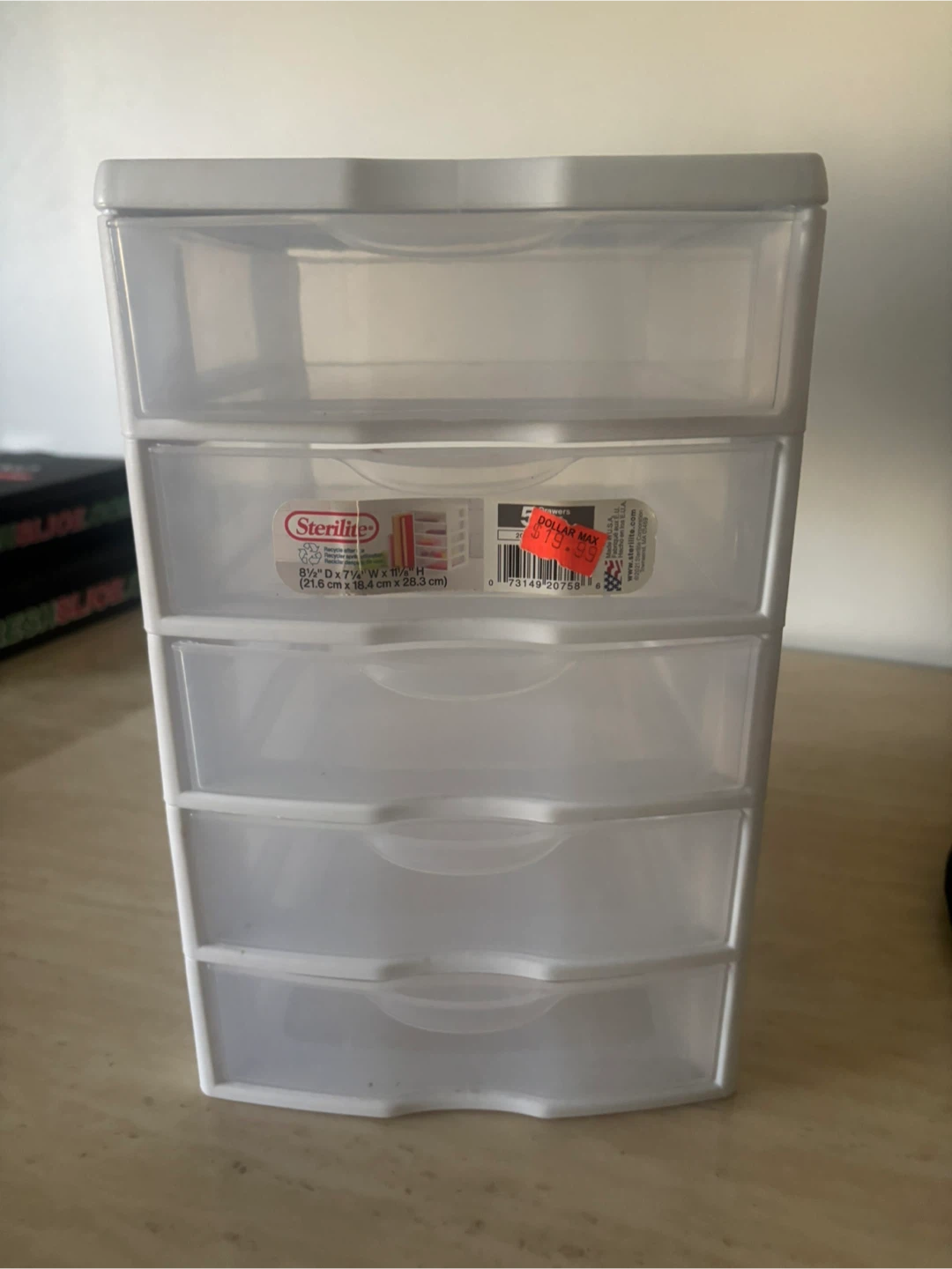 Sterilite 4-Drawer Mini Storage Unit
