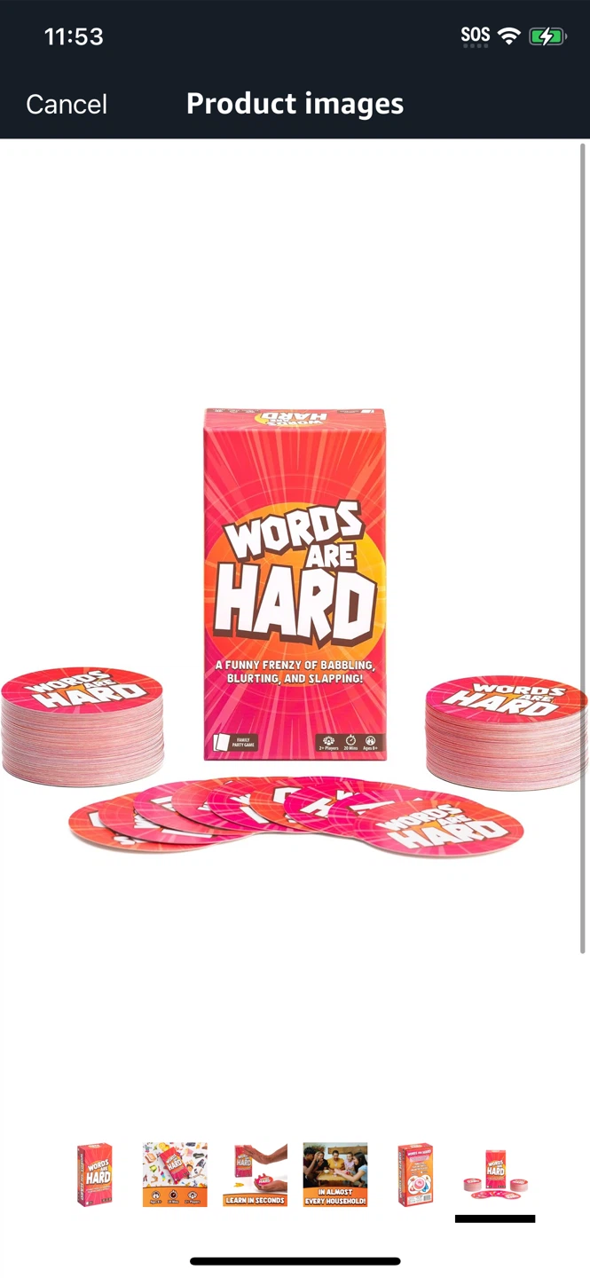 NEW-Words Are Hard Family Party Game - photo 3