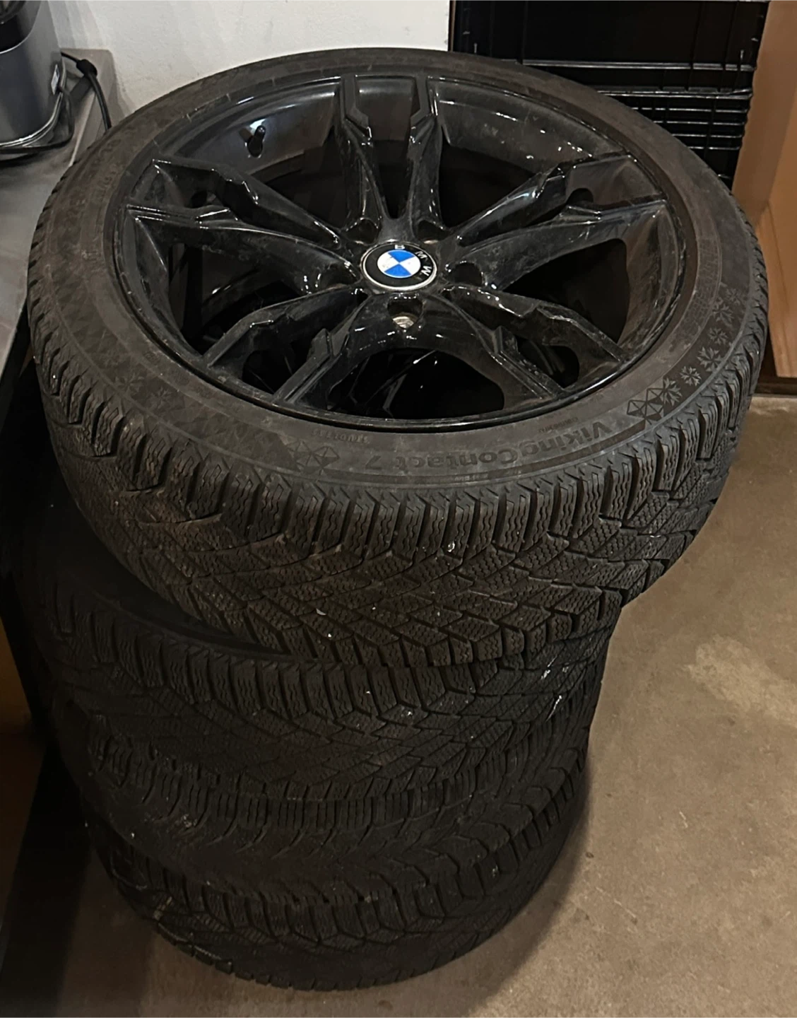 225/45R18 Winter Tires on Rims - Set of 4