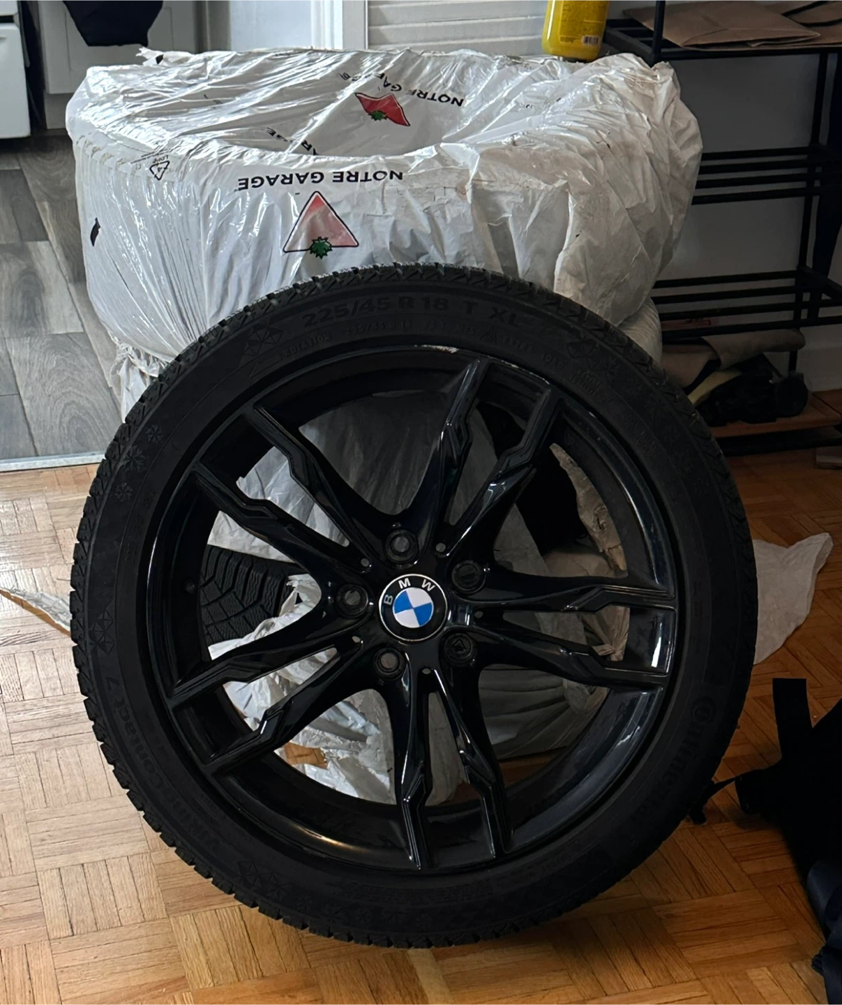 225/45R18 Winter Tires on Rims - Set of 4 - photo 3