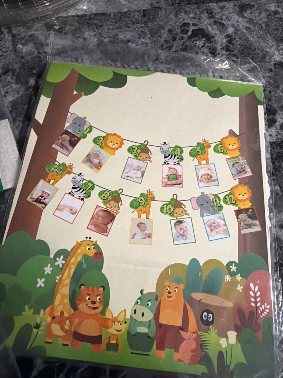 New Baby Photo Banner, Crown, Burlap Banner 🥕 - photo 2