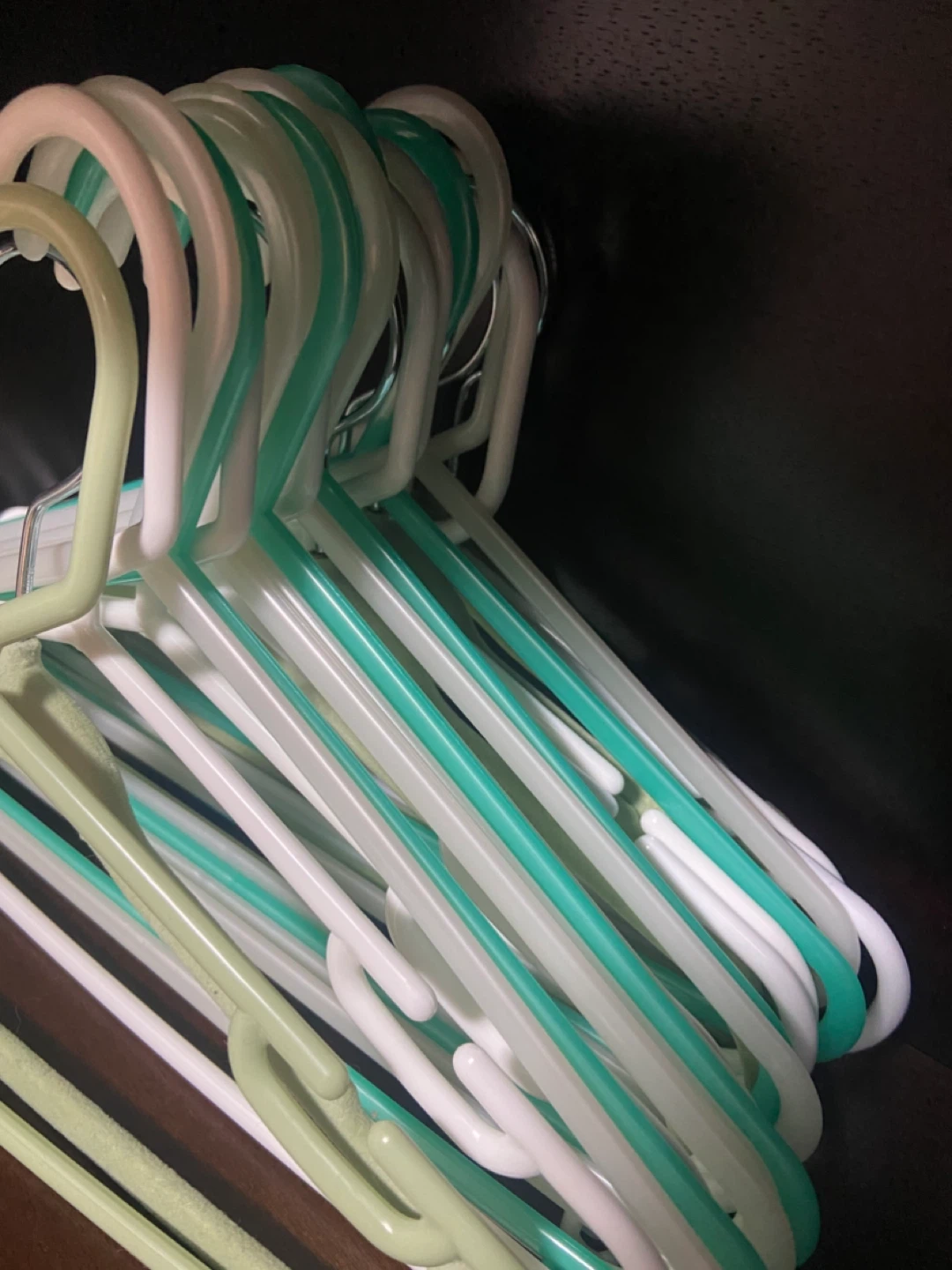 Kids Clothes Hangers - Green & White - photo 2