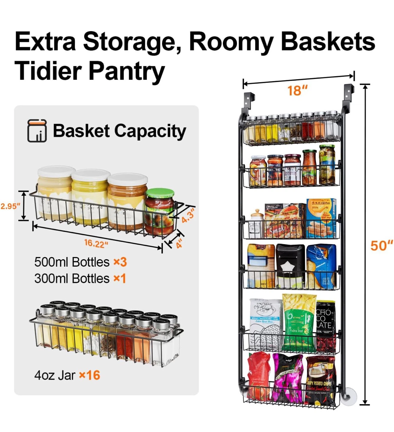 Over The Door Pantry Organizer 🥕 - photo 2