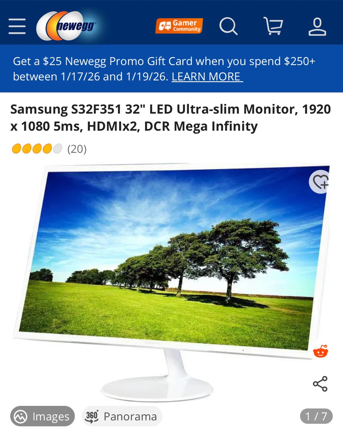 USED - Samsung Monitor 32”