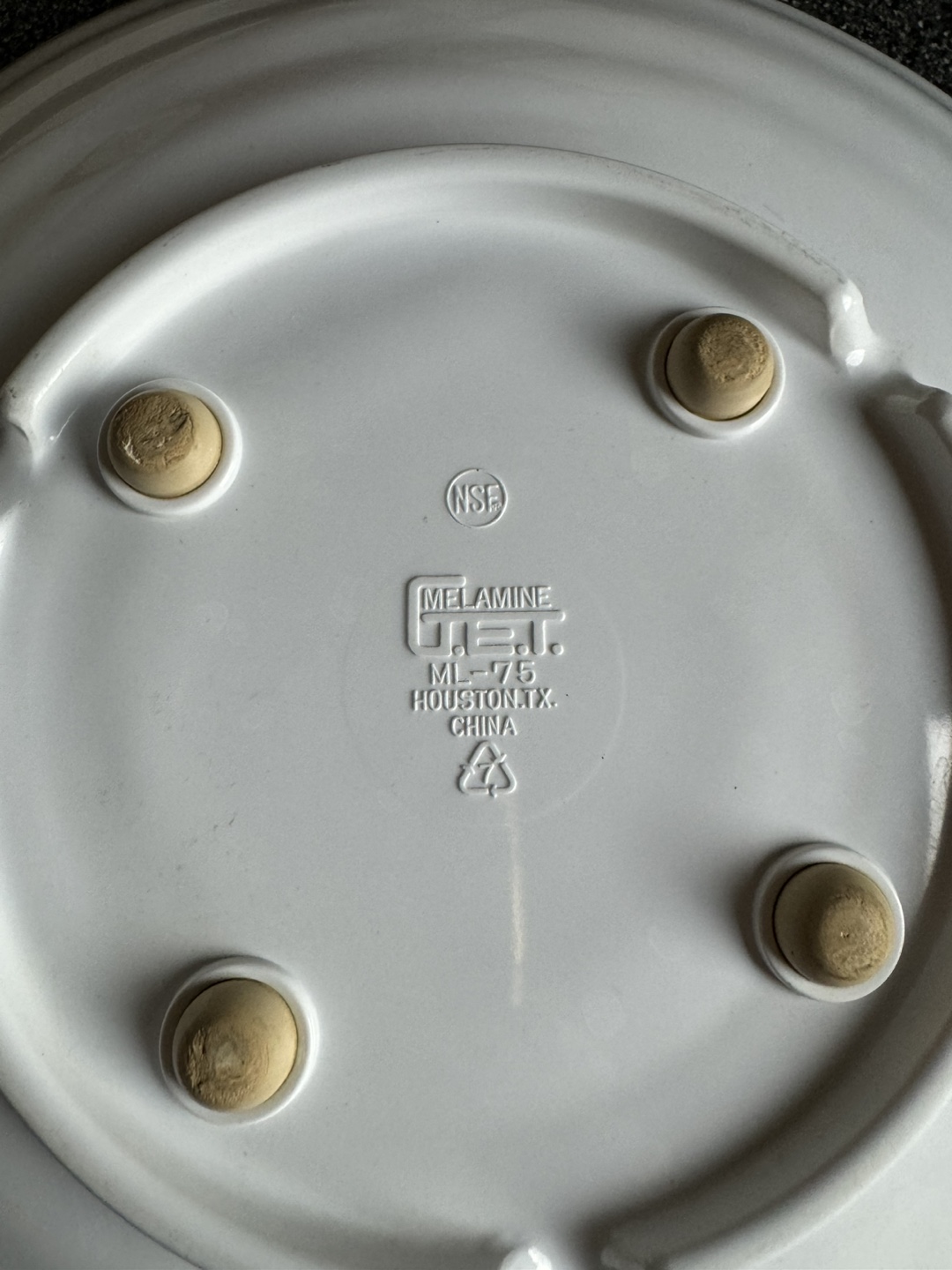 GET Melamine White Serving Bowl 13" - photo 3