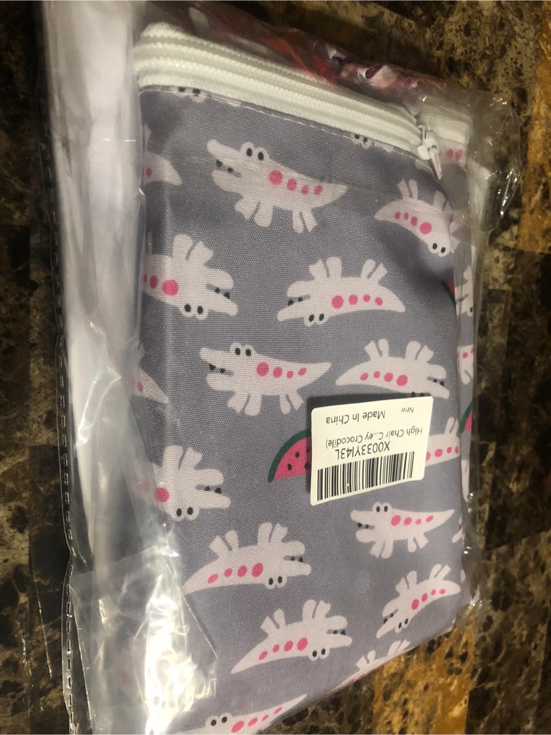 New IKEA Lomgwumy High Chair Cushion - Crocodile - photo 3