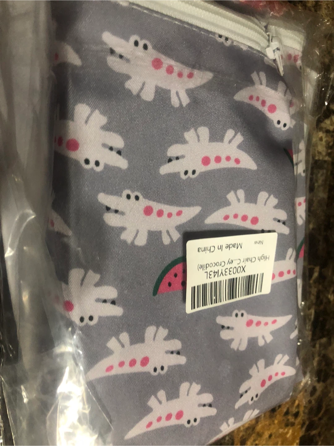 New IKEA Lomgwumy High Chair Cushion - Crocodile - photo 2
