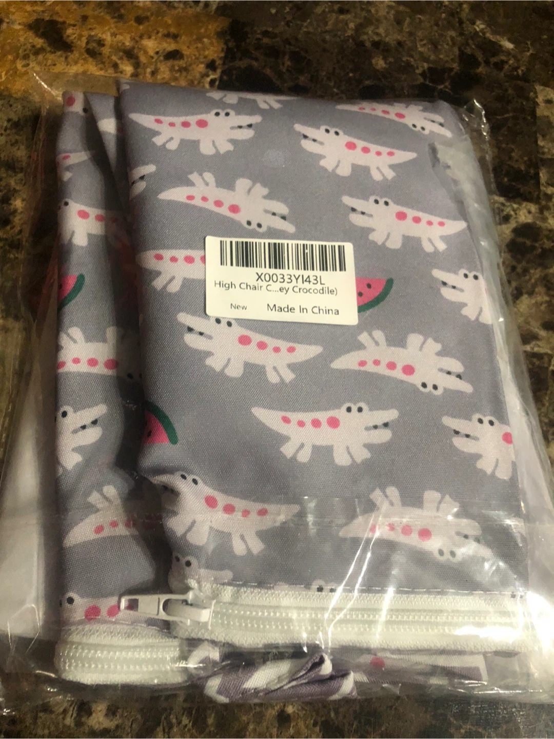 New IKEA Lomgwumy High Chair Cushion - Crocodile - photo 4