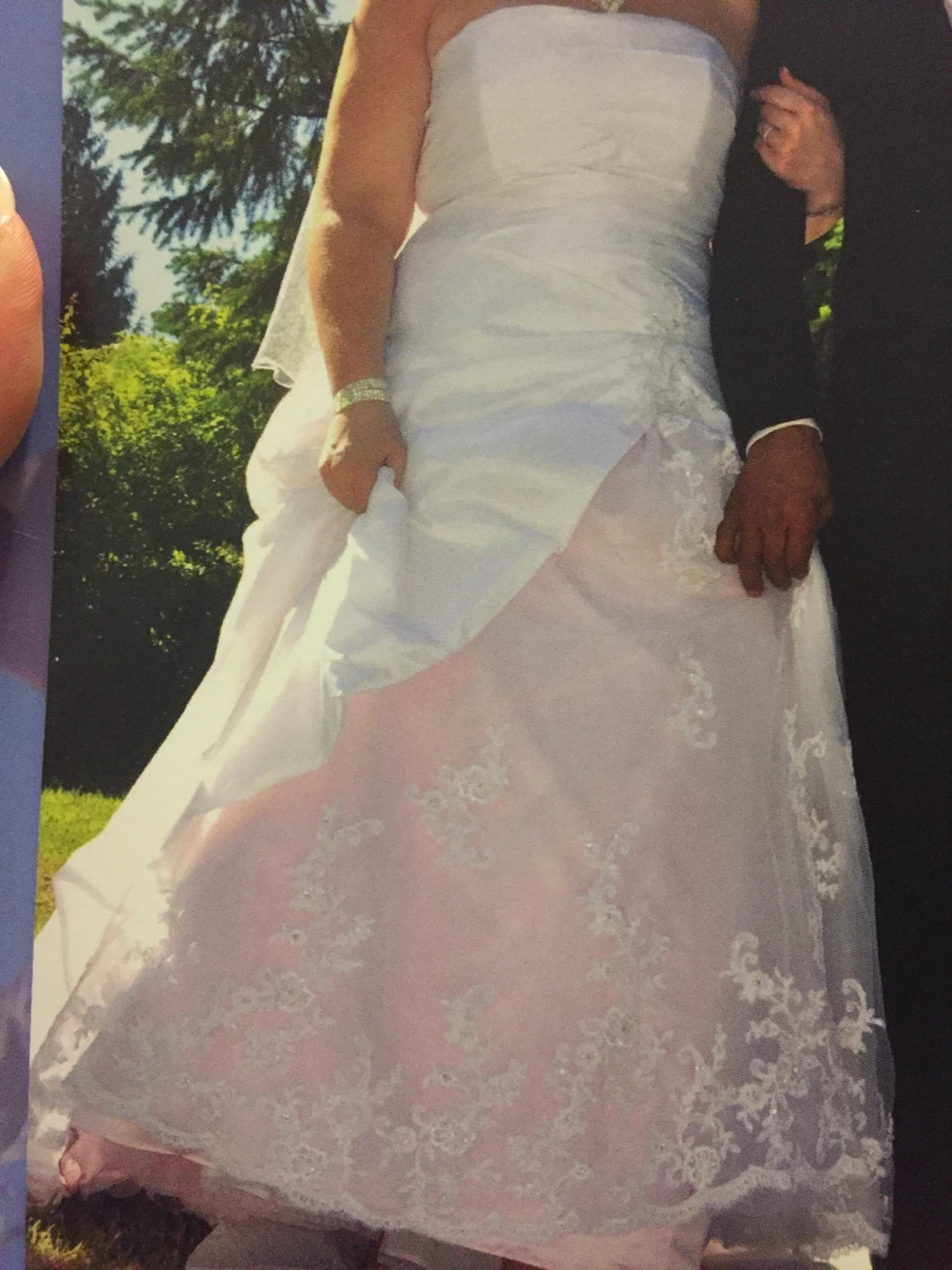 Wedding Dress - White & Pink - photo 2