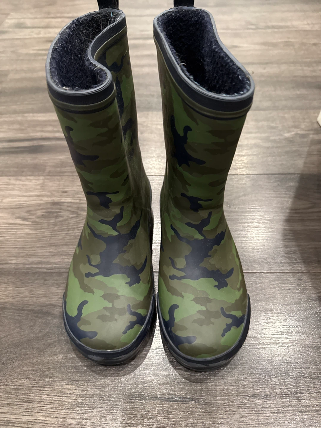 Kids Camo Rain Boots - Size 3