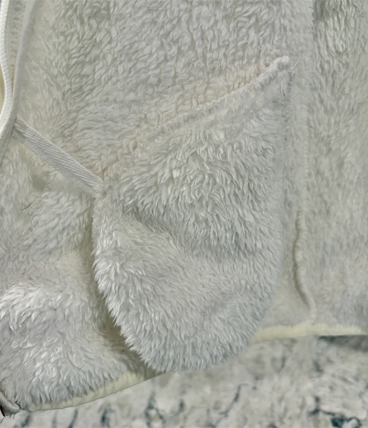 Forever 21 Fuzzy Womens Jacket - Cream/White - photo 5