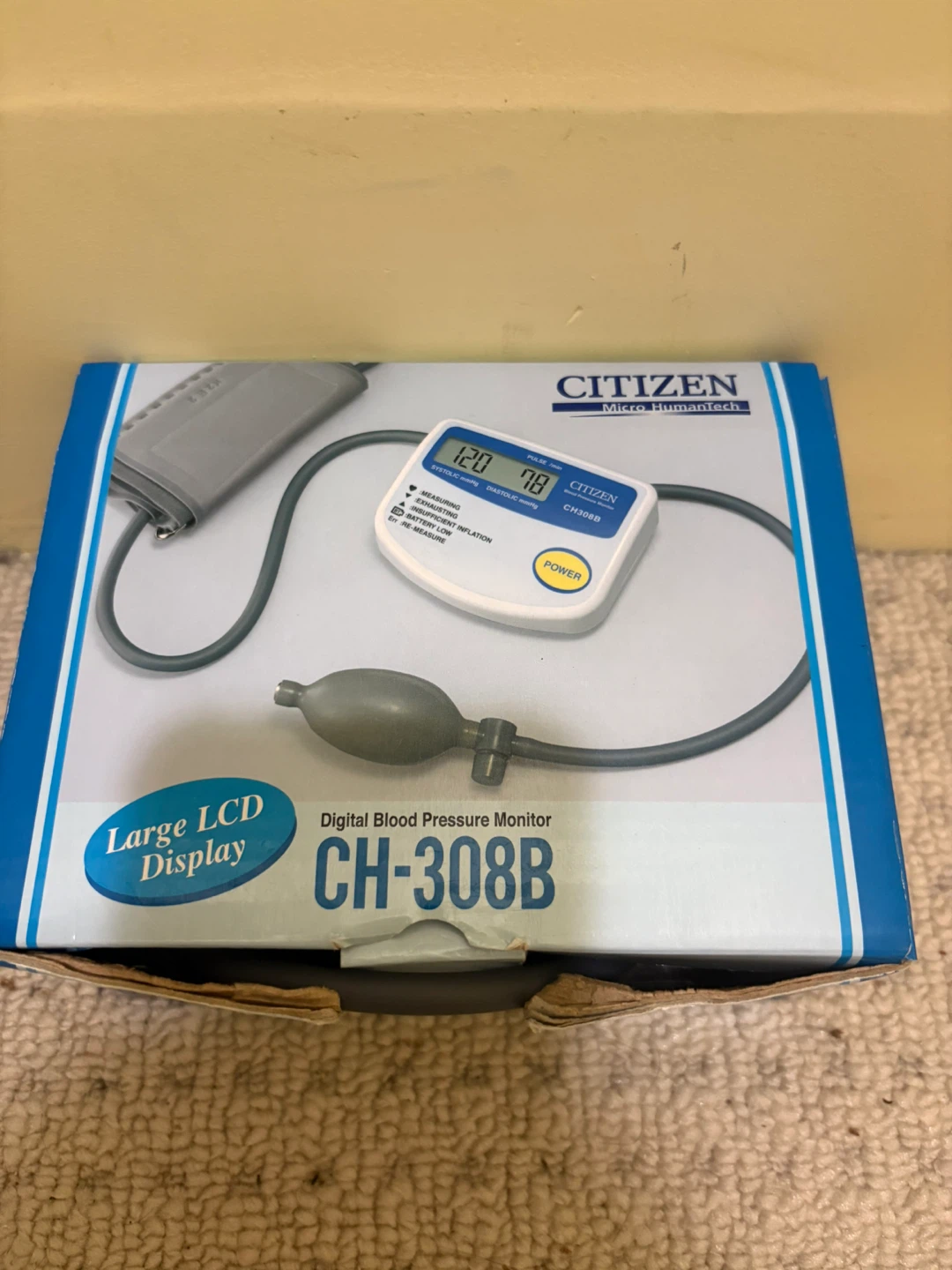 Citizen CH-308B Digital Blood Pressure Monitor