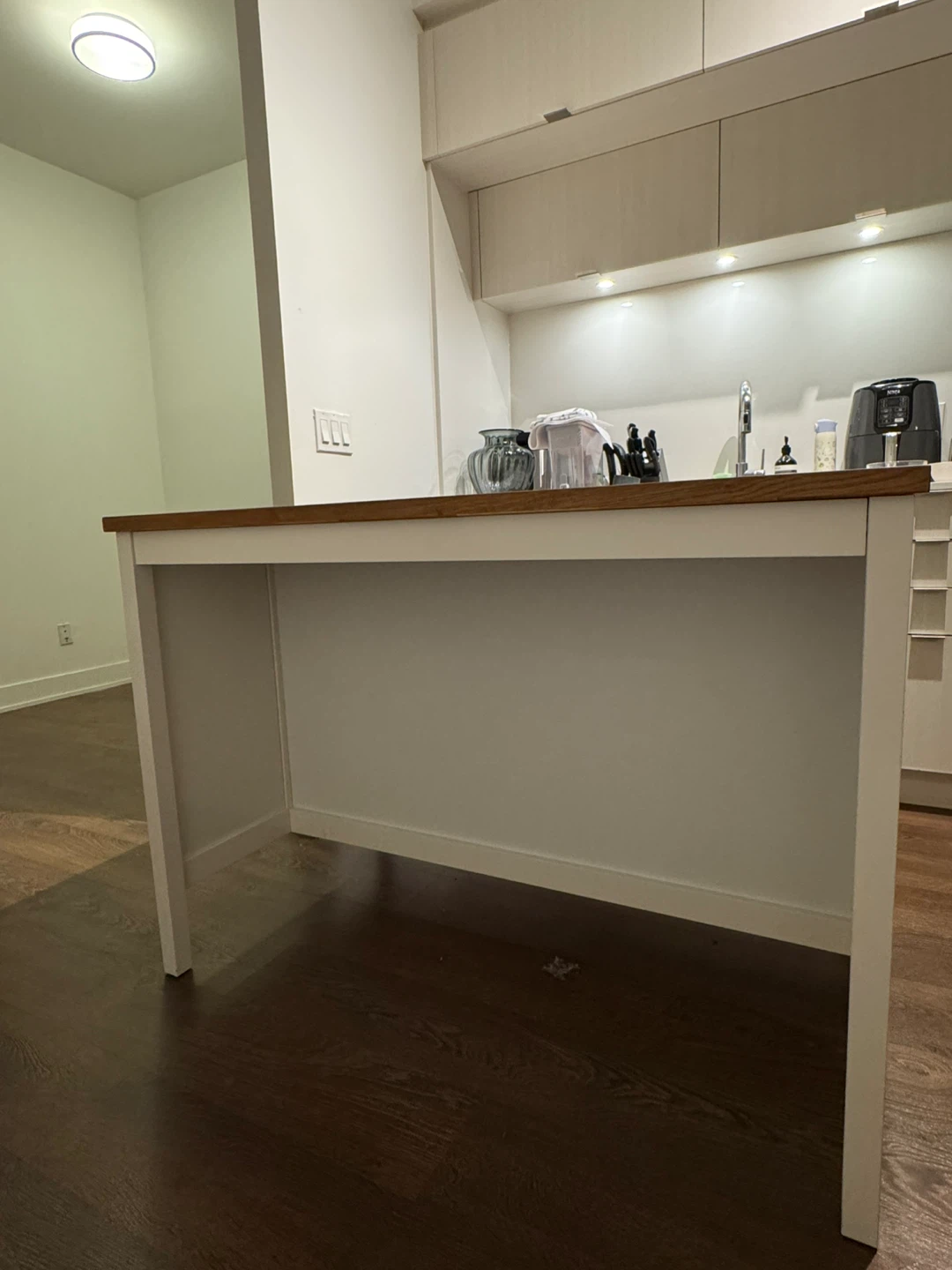Kitchen Island with Wood Top - photo 2