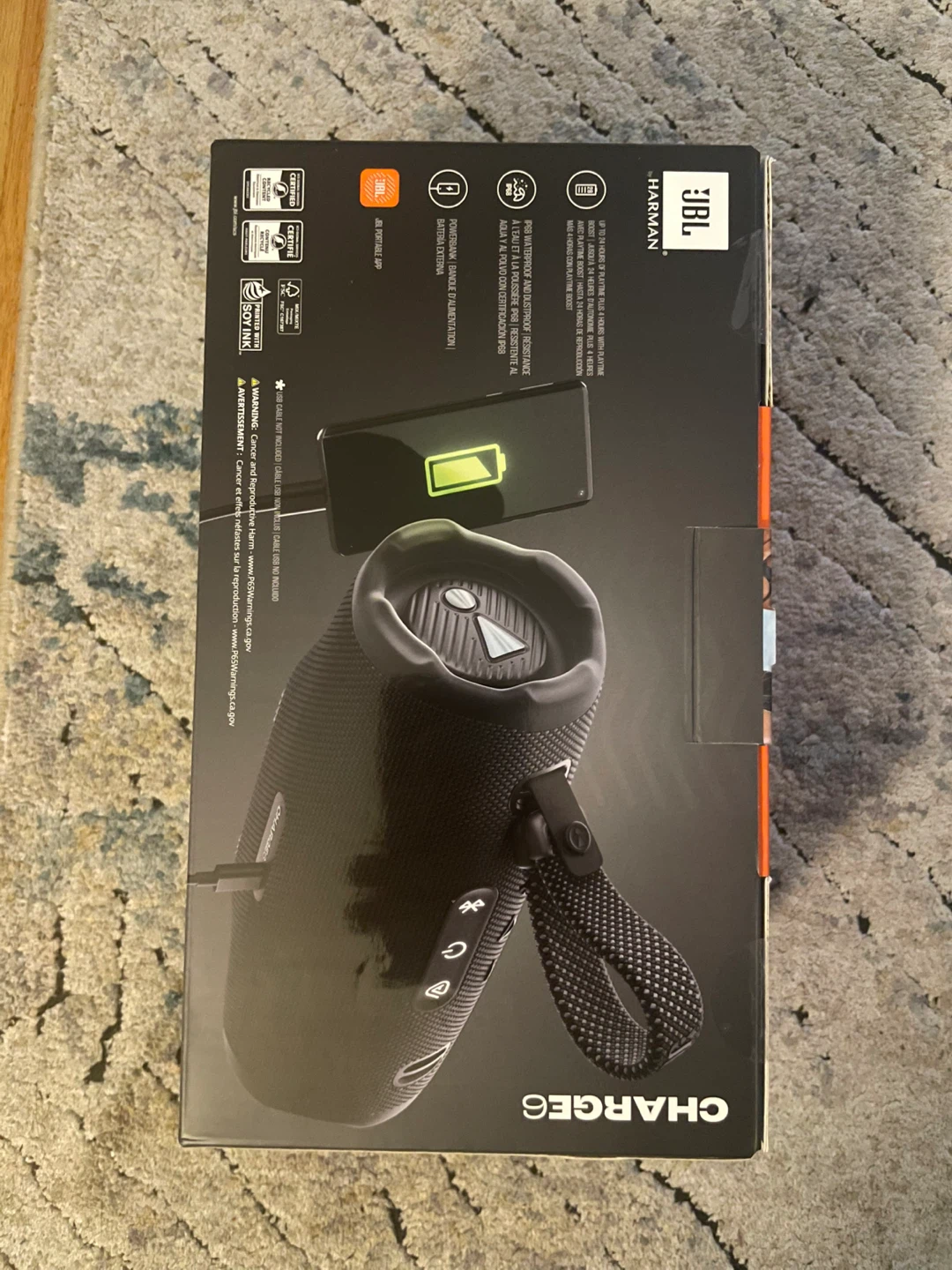 JBL Charge 6 Bluetooth Speaker - New in Box