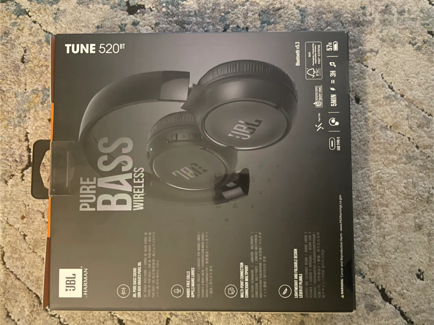 New JBL Tune 520BT Wireless Headphones - photo 2