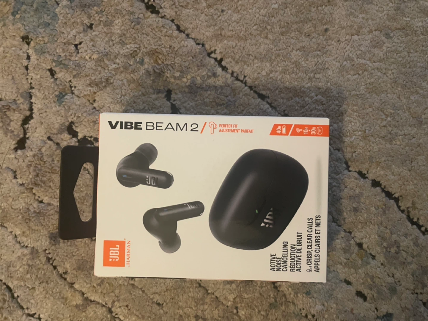 New JBL Vibe Beam 2 - Black Earbuds