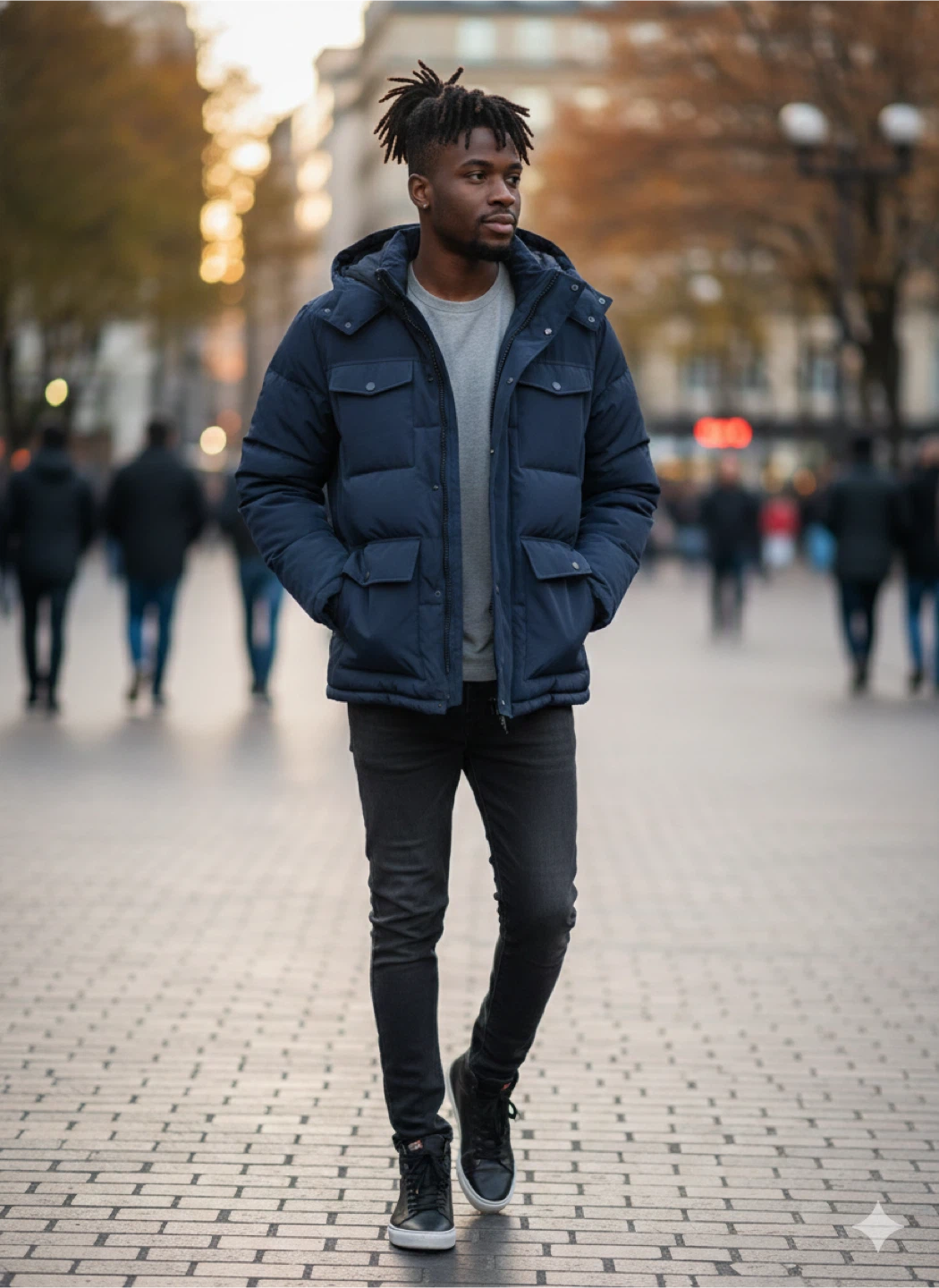 Levi's Puffer Jacket - Blue - photo 4