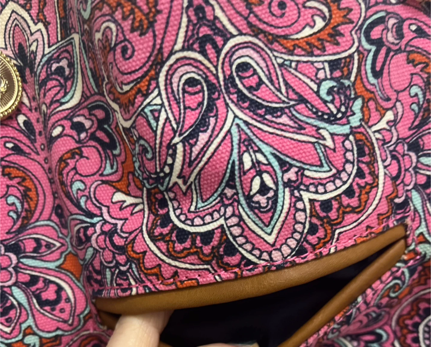 Juicy Couture Pink Paisley Tote Bag - photo 2