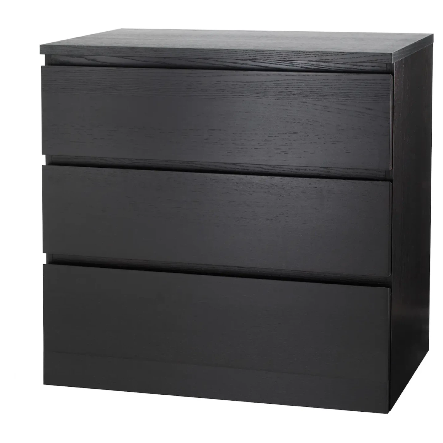 IKEA Malm Black-Brown 3-Drawer Dresser - photo 2