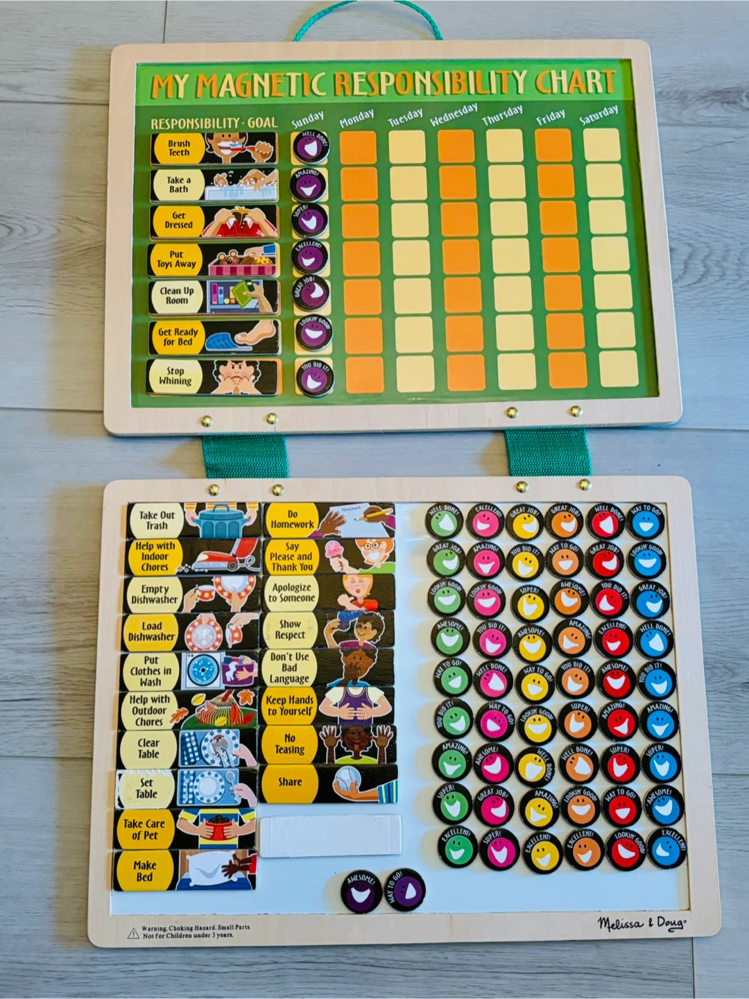 Melissa & Doug Magnetic Responsibility Chart